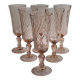Vintage rose flutes