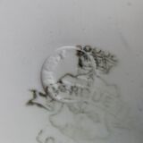 Cake dish by Longwy Vieux Rouen in the early 19th century