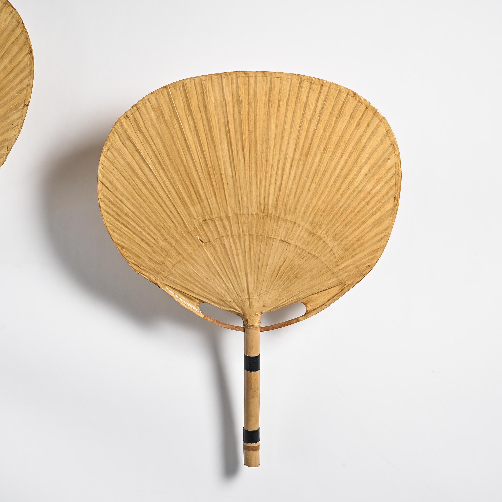 Uchiwa II Wall Lights, Ingo Maurer, Design M, 1973