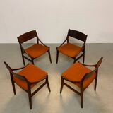 Danish Palisander Dining Set by Vestervig Eriksen 1950s