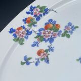 Czech Ceramic Oval Serving and Presentation Dish with Multicolored Flowers Pattern - MLRDP15
