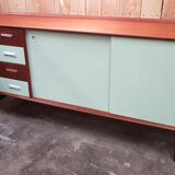 Scandinavian sideboard 1960 with sliding doors