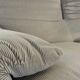 Cassina Maralunga 3-Seater Sofa by Vico Magistretti in grey striped fabrics