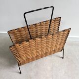 Vintage magazine stand / magazine basket