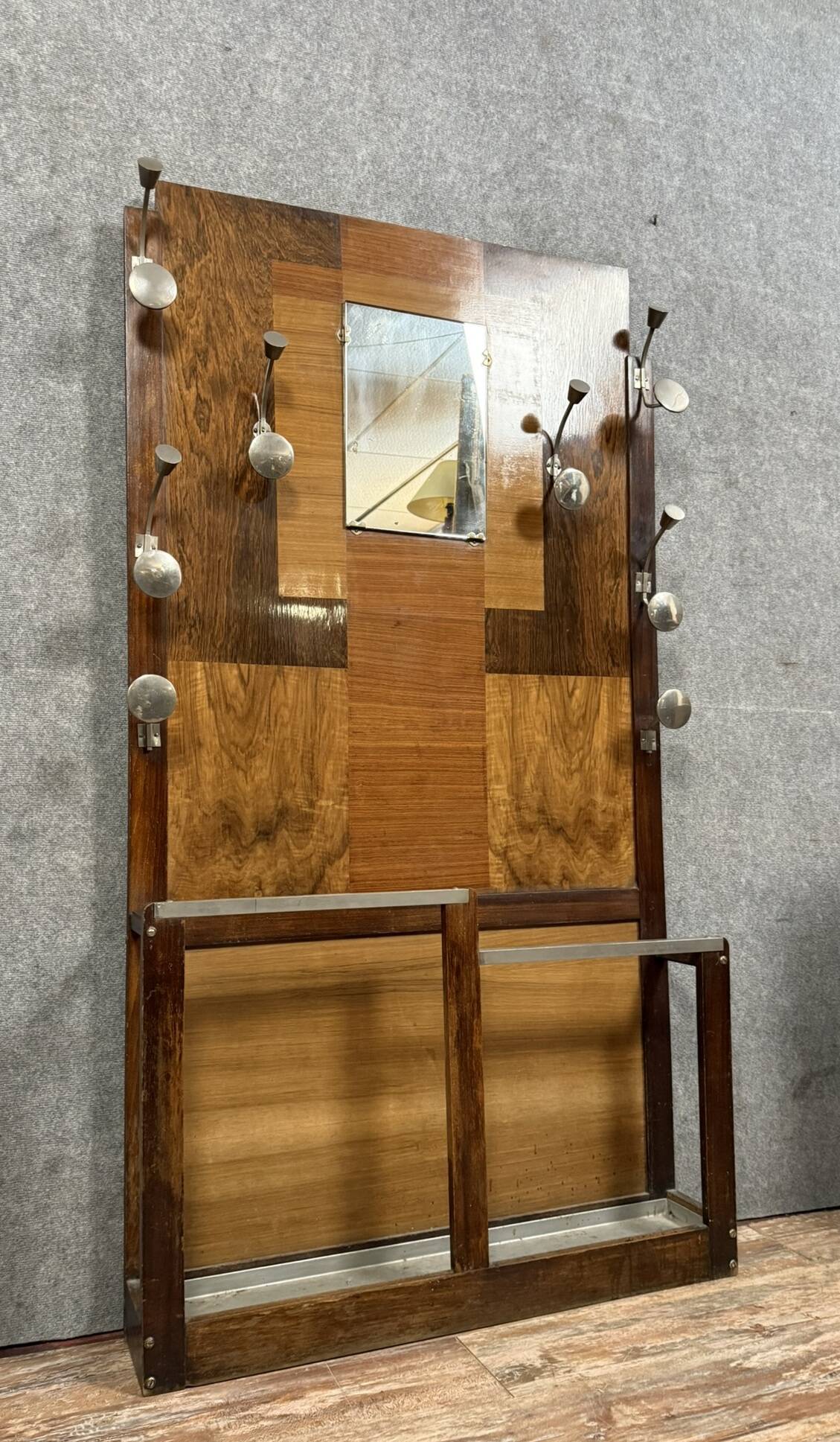 Porte manteaux, Porte parapluies époque Art Déco en patchwork