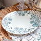 Lot of 2 plates "nenuphar" R&S Salins Terre de Fer