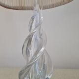 Blown glass lamp