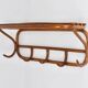 1900s Thonet Vienna Art Nouveau Secessionist Bentwood Wall Coat Rack, Austria