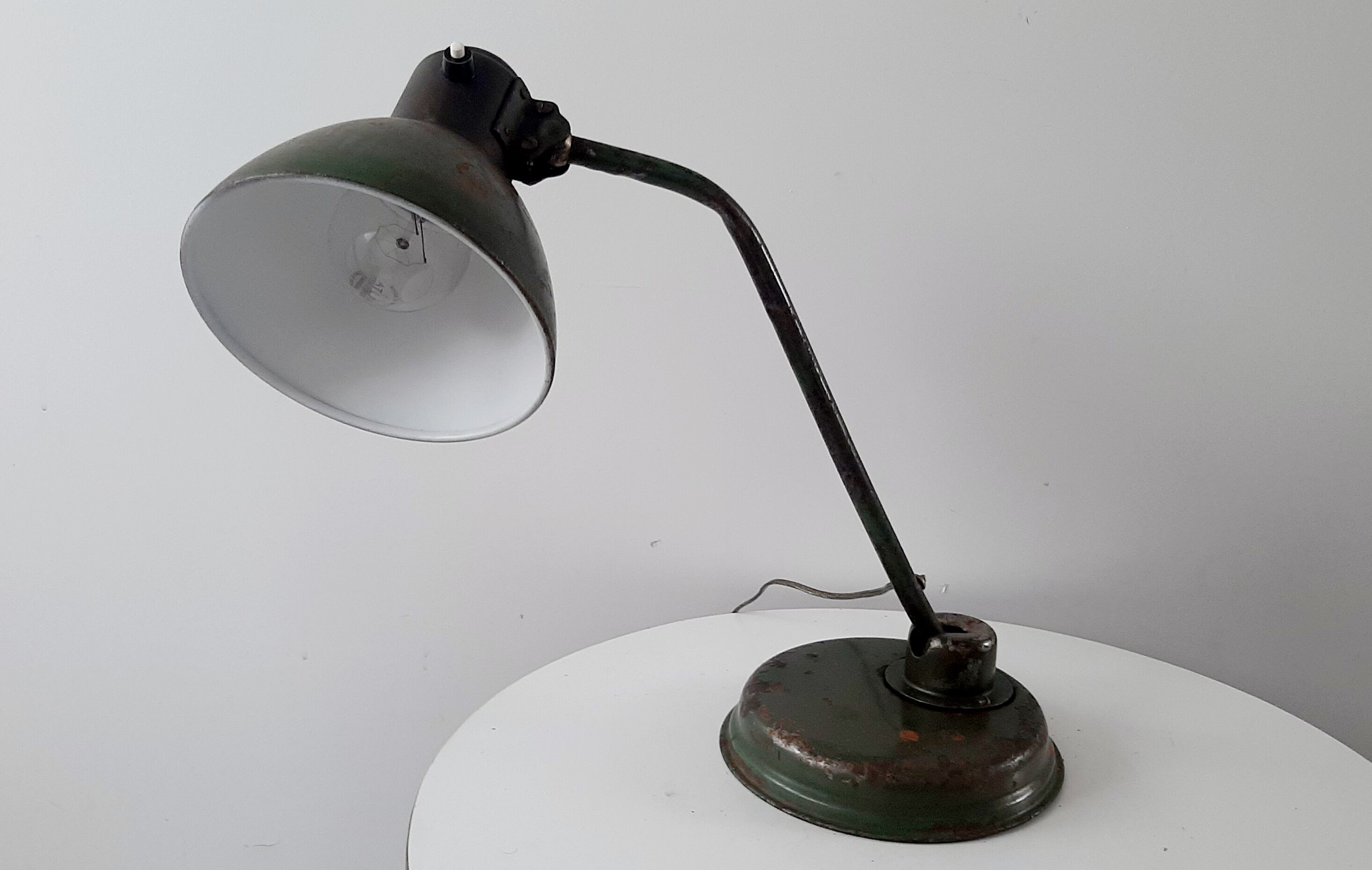 Table lamp from industrial deco workshop