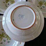 Henriot Quimper - Set of 6 earthenware soup plates