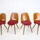 1960s dining chairs by Frantisek Jirak for Tatra, Set of 4