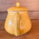 Ochre coffee set signed G. Platon Vallauris