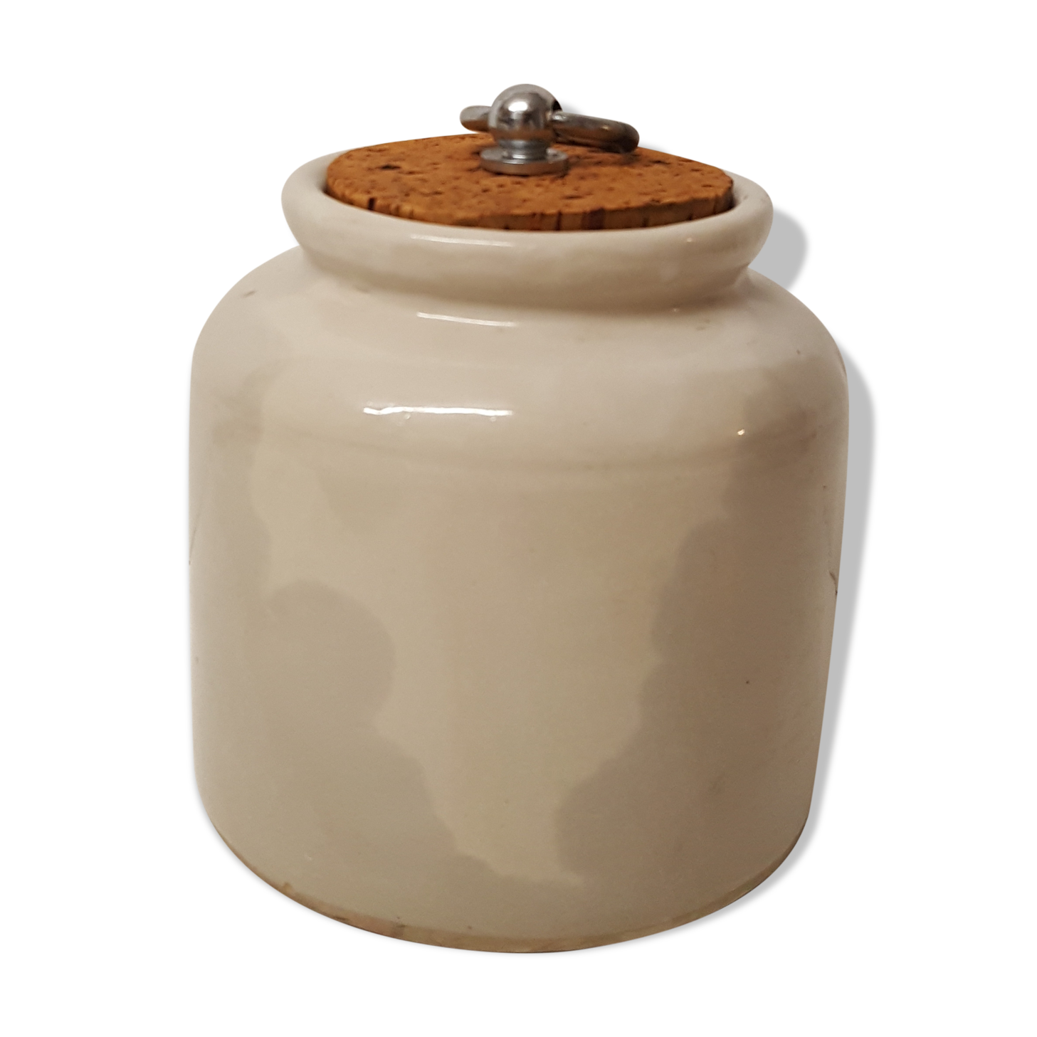 Sandstone pot with lid