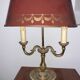 Solid bronze hot water bottle lamp
