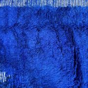 Handmade Moroccan rug blue 210x300 cm – | Geometric rug with checkerboard pattern | Boho vintage interior decoration