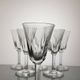 6 crystal glasses Saint Louis model Cerdagne