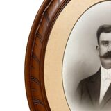 Framed man