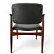 Captain armchair in rosewood by Erik Buch
