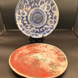 2 glazed ceramic dishes by Paul Guéré