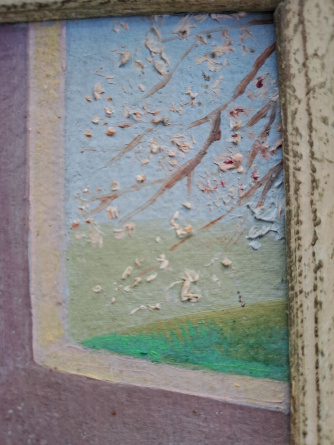 Painting "geisha with zither"