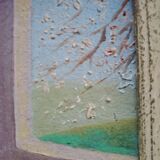Painting "geisha with zither"