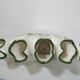 Pair vase soliflore faience/vintage