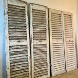 4 patinated shutters