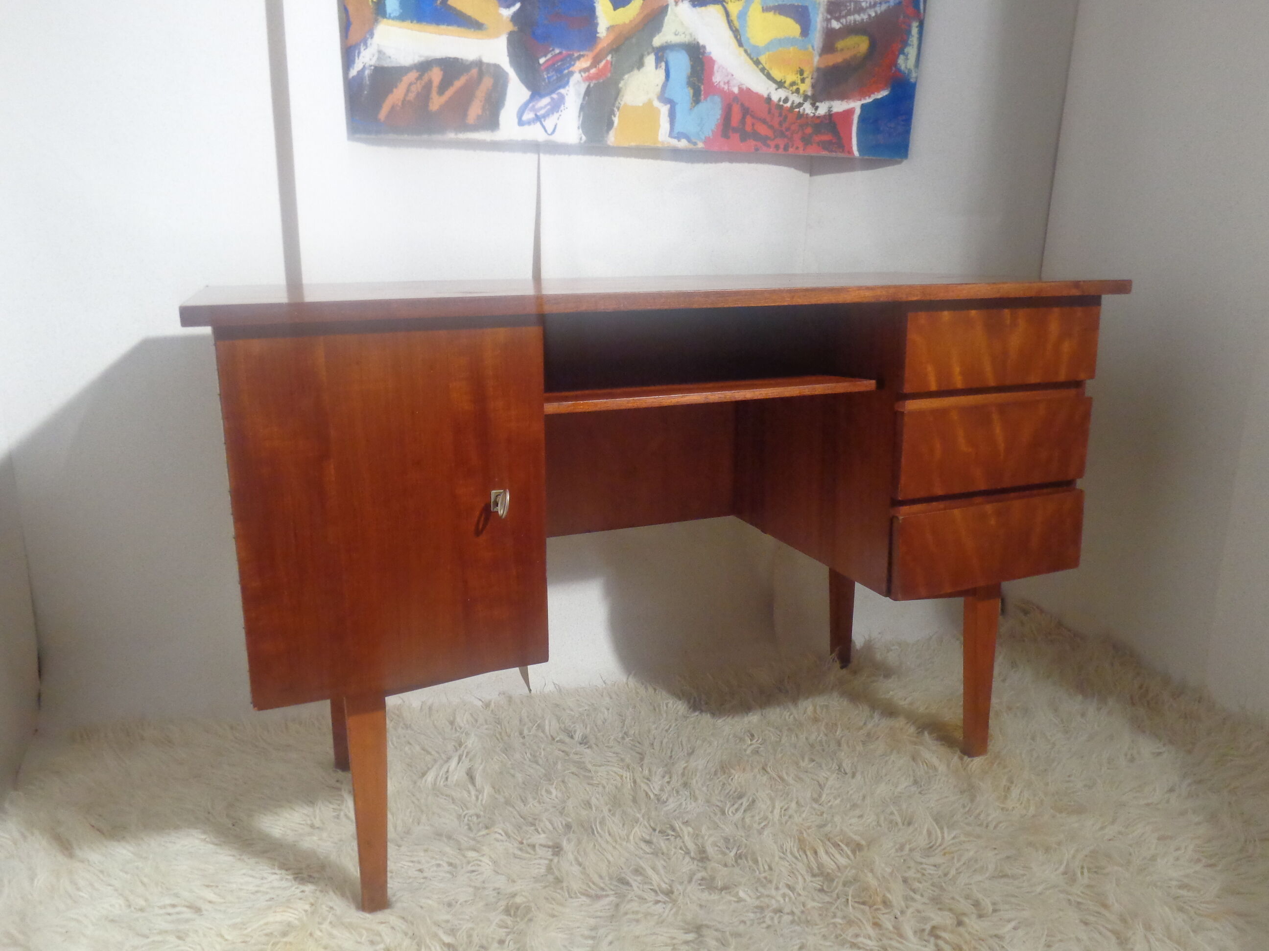 Vintage office of the 60s teak