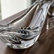 Monumental "Wave" coupe by Baccarat in solid crystal - 64 cm