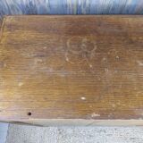 Low wooden sideboard