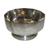 Coupe en métal argenté Art Déco