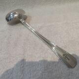 Christofle Boreal silver plated soup ladle, engraved AP 32.4cm