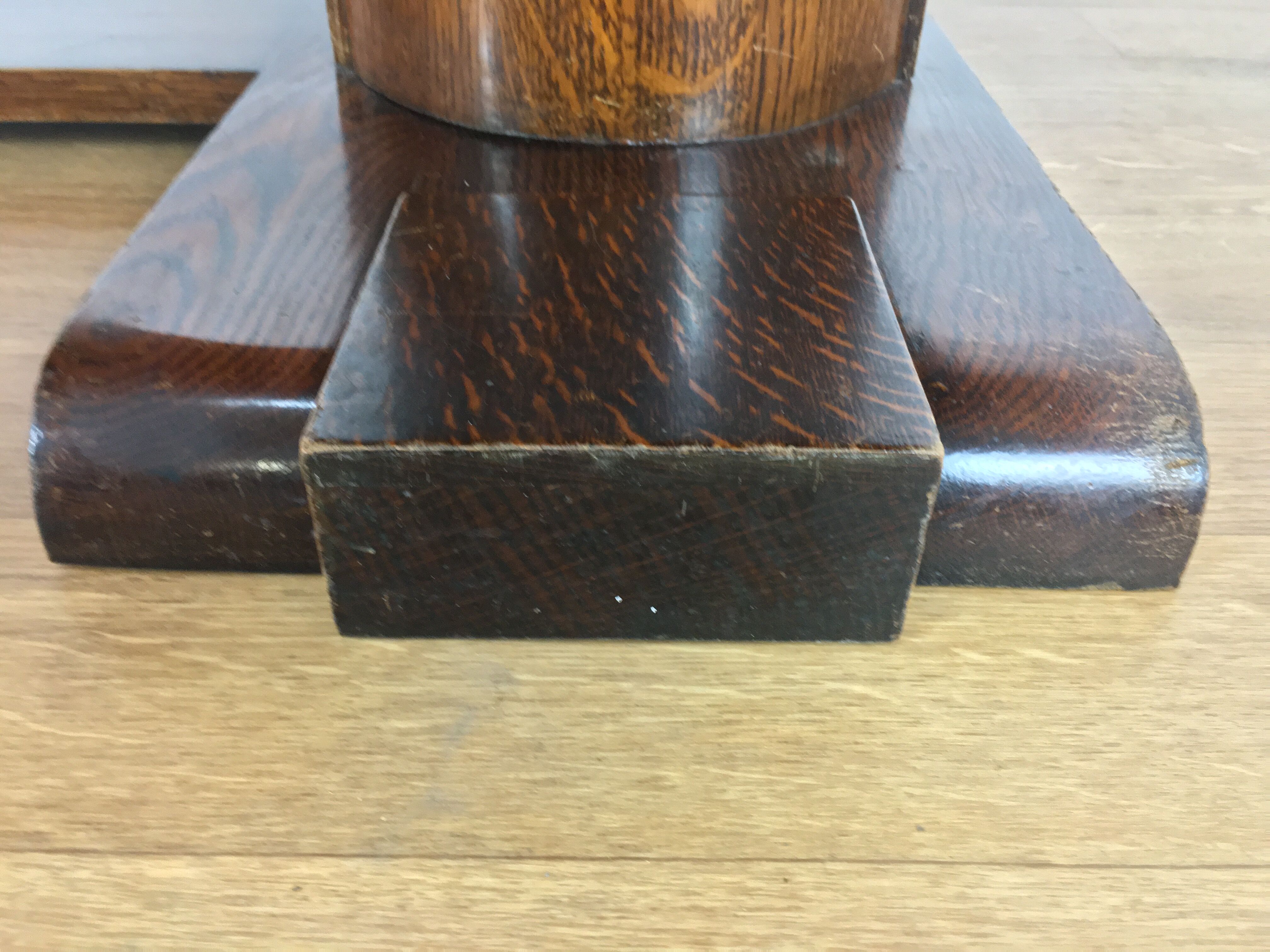 Massive and expandable art deco brutalist table
