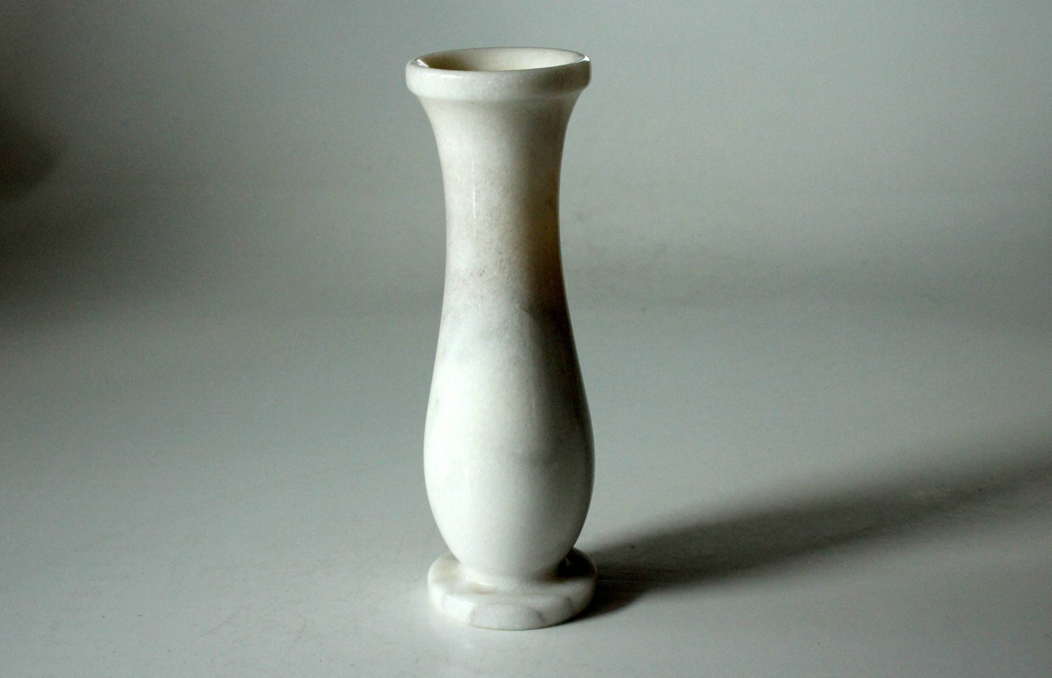 1970s Vintage - handmade marble vase