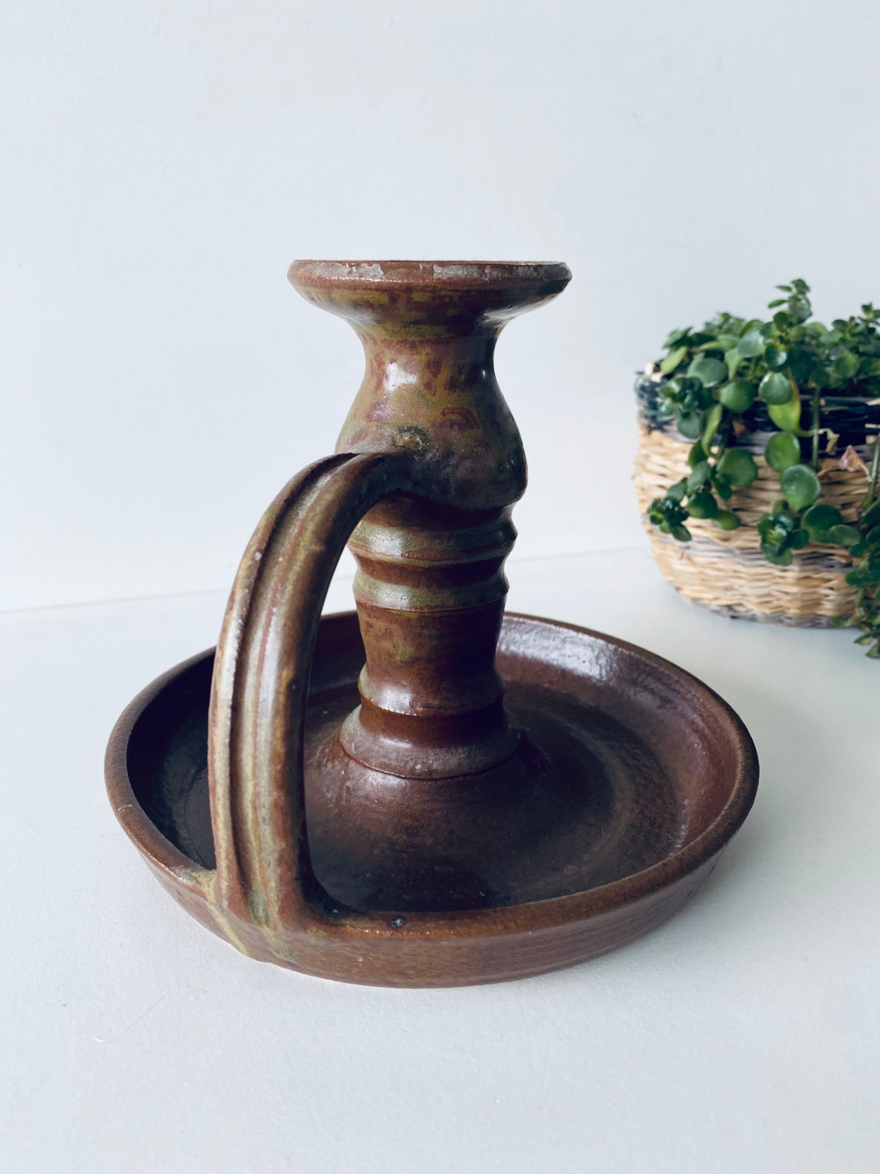 Sandstone abbey candle holder