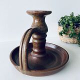 Sandstone abbey candle holder