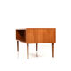 Mid Century Modern Danish Desk with Brass Handles