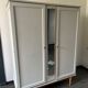 Armoire lin pieds compas