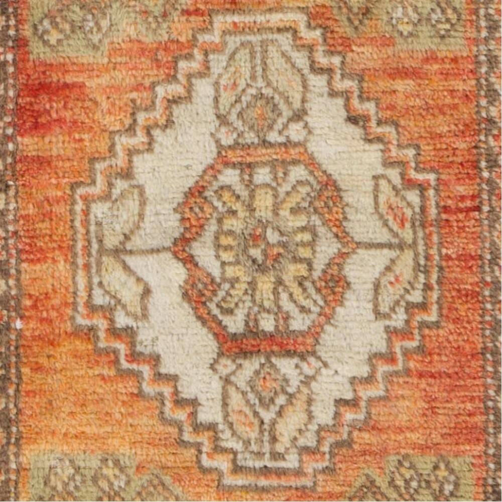 Vintage Small Rug. Handmade Door Mat. Turkish Seat Cover. Entryway Mat. Kitchen Rug