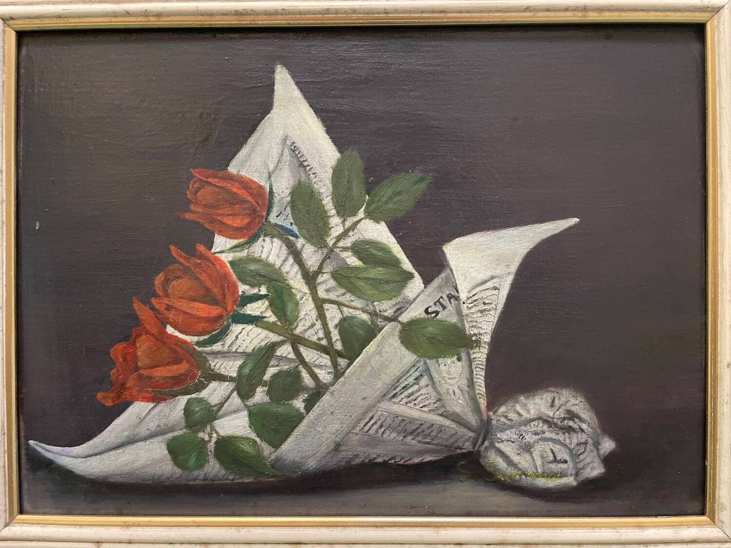 Still life red roses, Summa, 20th century
