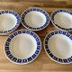 Vintage plates sea pattern