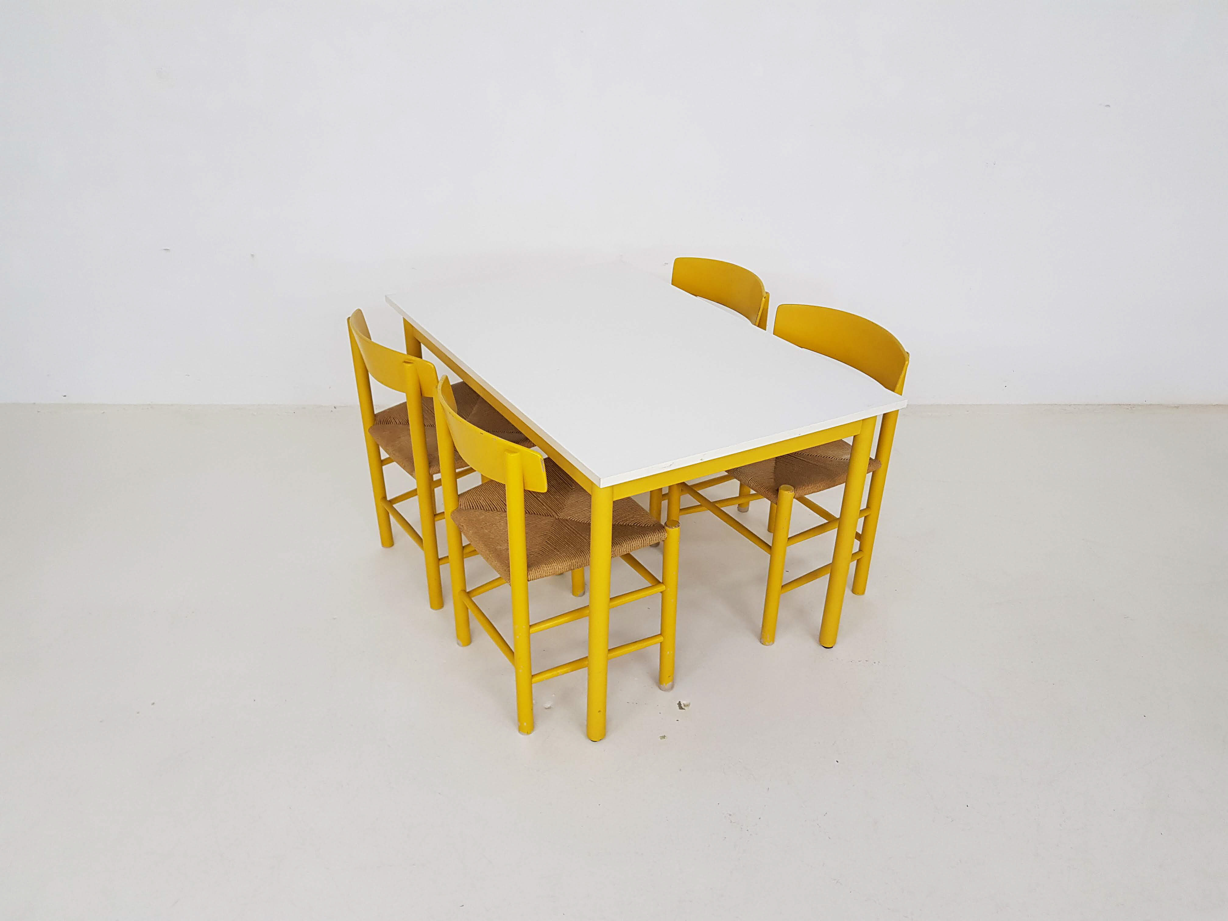 Borge Mogensen for FDB Mobler dining set, Denmark 1960