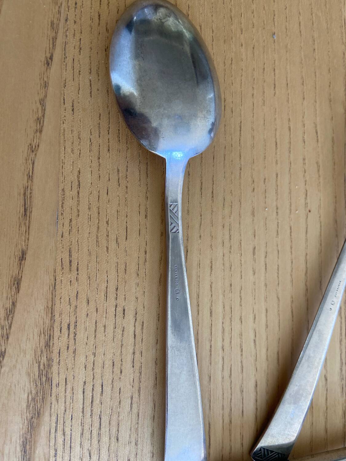 Lot of silver cutlery from the 1930s