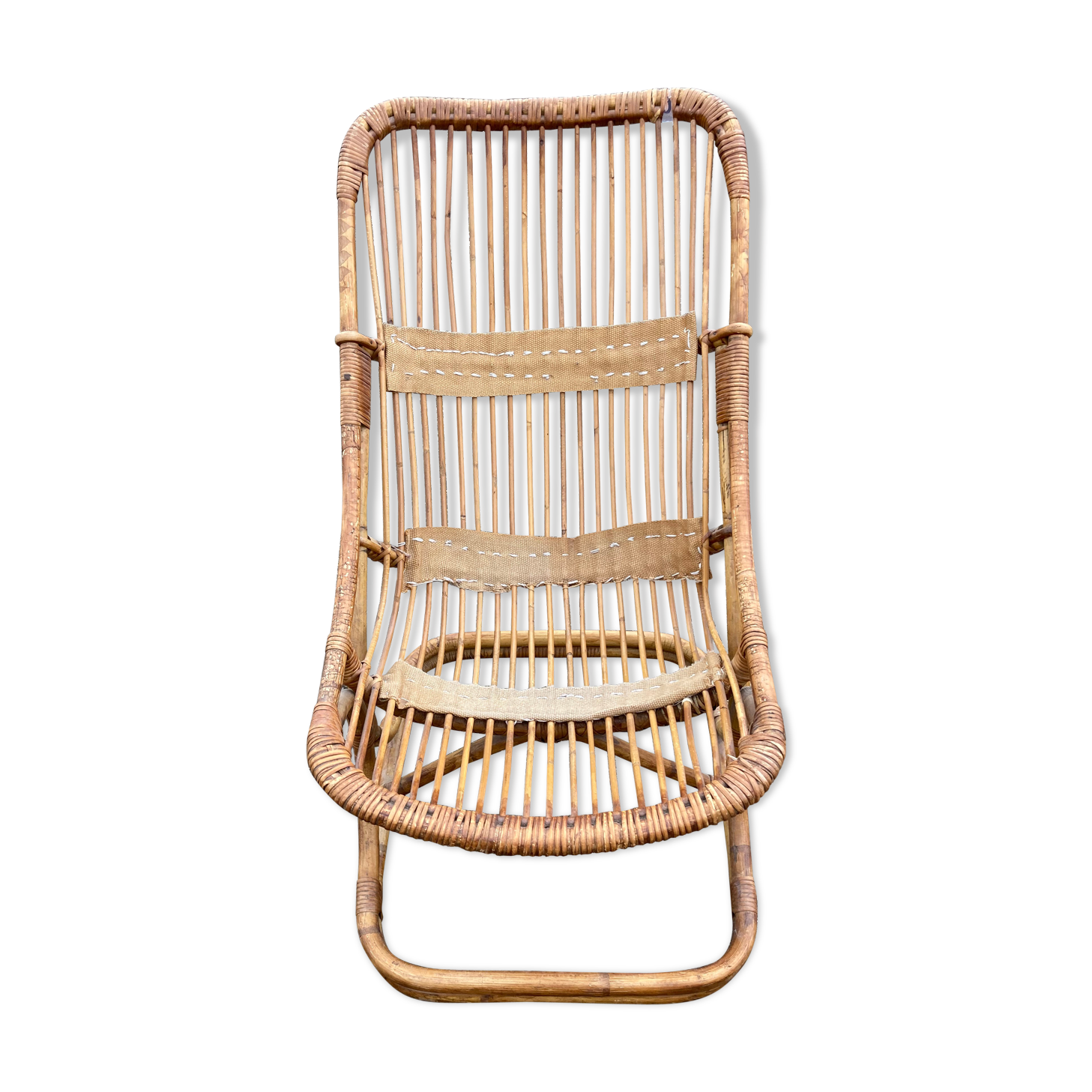Large rattan chair back