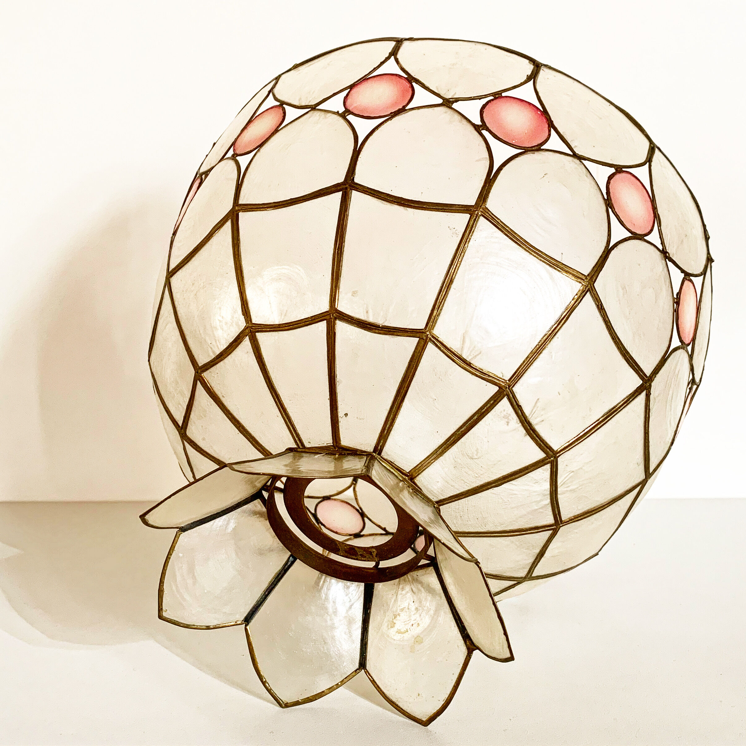 Suspension vintage en nacre