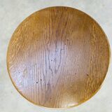 Solid wood oak bar stool
