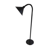 Lampadaire/liseuse articulée en métal noir, années 70/80