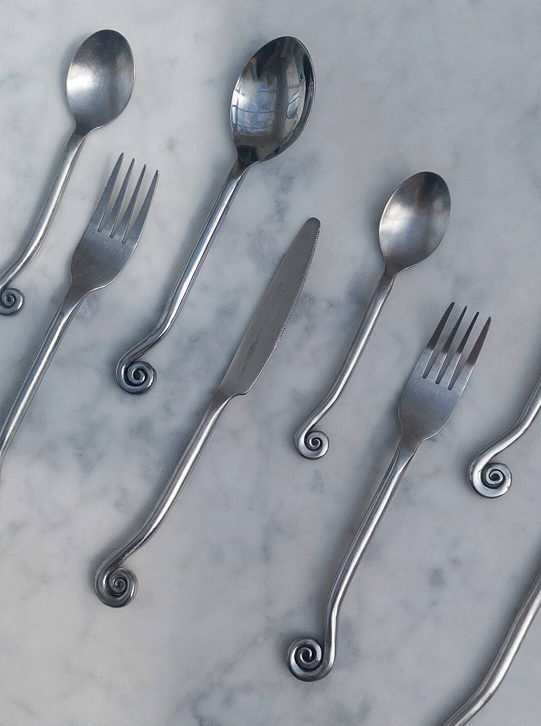 Set of 4 Spirale cutlery