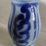 2 antique stoneware pitchers