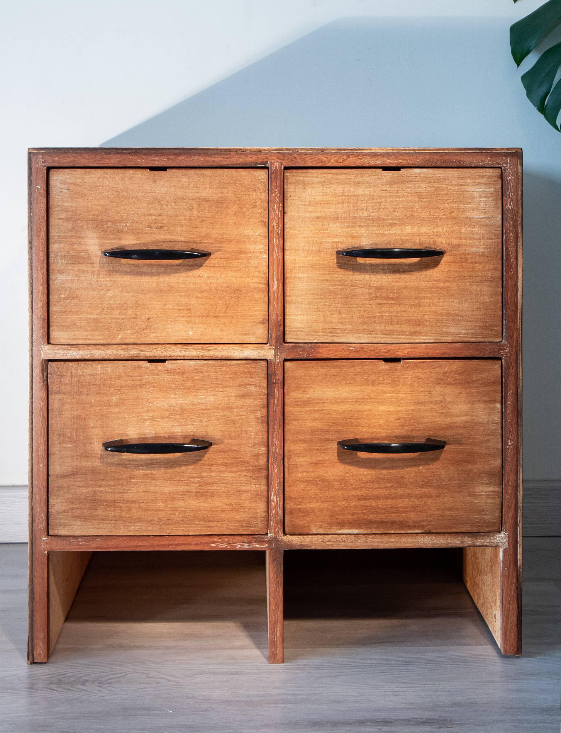 Wooden trade furniture with 4 drawers, 1960s